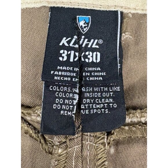 Kuhl Rebel Pants Men’s 31x30 Dark Khaki Klassik Stretch Outdoor - Picture 6 of 13